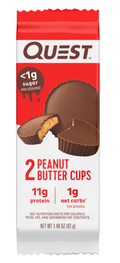 Quest Nutrition Peanut Butter Cups, Low Carb, Gluten Free, Keto Friendly, 4 Count